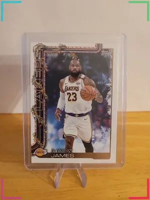 Topps 2025-26 Holiday LeBron James Los Angeles Lakers #H119 Base Set