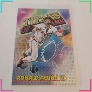 2026 Topps 75 Series 1 Ronald Acuña Jr. Atlanta Braves Titans of the Game TOG-7