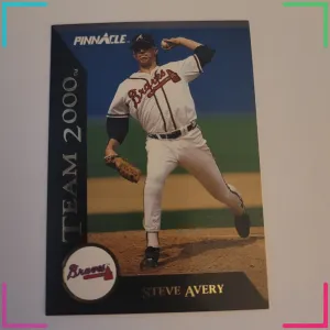1992 Pinnacle Team 2000 Atlanta Braves Baseball Card #66 Steve Avery