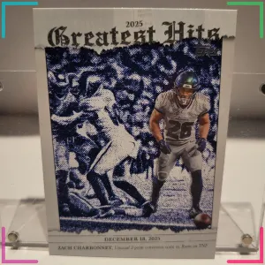 2026 Topps Football 2025 Greatest Hits Zach Charbonnet Seattle Seahawks 25GH-ZC