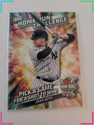2024 Topps Home Run Challenge Unscratched Juan Soto New York Yankees Expired