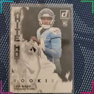 Cam Ward 2025 Panini Donruss - White Hot Rookies #WHR-CMW Tennessee Titans RC