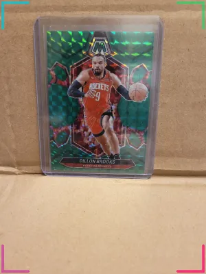 Dillon Brooks 2023-24 Panini Mosaic Green Fusion Rocket #23 Portland Trailblazer