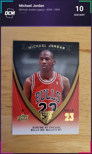 Michael Jordan - Michael Jordan Legacy - #409 - 2009 - DCM 10 - Gem Mint