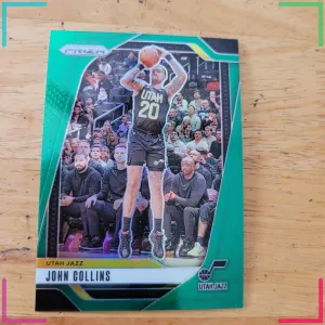 John Collins 2024-25 Panini Prizm Green Prizm #220