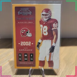 2002 Playoff Contenders - Tony Gonzalez #45
