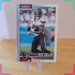 2026 Topps Flagship Nico Collins NFL Football Sports Trading Card Base Set #83