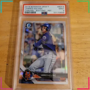 PSA 9 2018 Bowman Draft Chrome Jarred Kelenic Refractor 1st Bowman #BDC6