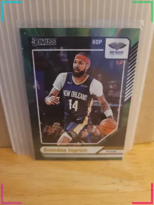 2024-25 Panini Donruss BRANDON INGRAM Green Laser Holo #98 Pelicans