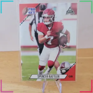 2021 Leaf Pro Set College - Spencer Rattler #10 Red (RC)