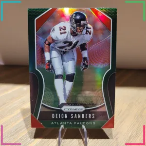 Panini Prizm 2019 Deion Sanders Atlanta Falcons #295 Base Set NFL Football