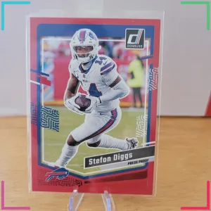 2023 Panini Donruss - Stefon Diggs #35 Press Proof Red