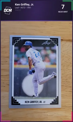 Ken Griffey, Jr. - Leaf - #372 - 1991 - DCM 7 - Near Mint