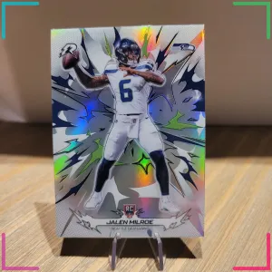2025 Topps Resurgence Football Jalen Milroe RC #189 Refractor Seahawks QB