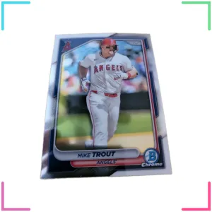 Mike Trout 2024 Bowman Chrome #82 Los Angeles Angels