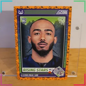 2024 Panini Score-A-Treat - Rising Stars Ja'Lynn Polk #22 Orange Pumpkins (RC)