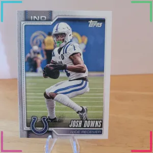 Topps Josh Downs 2026 Colts IND Parallel/Variety Football Trading Card