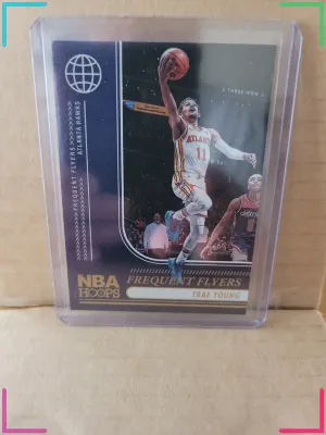 Trae Young 2024-25 Panini NBA Hoops Frequent Flyers #12 Atlanta Hawks