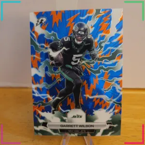 2025 Topps Resurgence Garrett Wilson Blue Orange Spark #77 New York Jets NFL