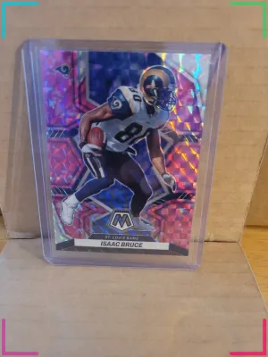 Issac Bruce 2022 Panini Mosaic #242 Camo Pink Mosaic Prizm
