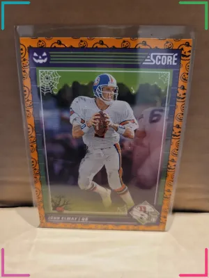 John Elway 2024 Score-A-Treat #89 Orange Pumpkins