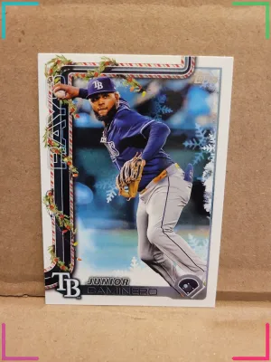 Topps Holiday Junior Caminero 2025 #H3 Rays