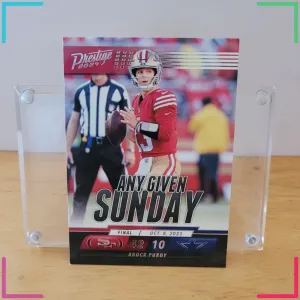 2024 Panini Prestige - Any Given Sunday Brock Purdy #AGS-BPY