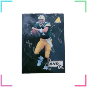 1995 Pinnacle Football X's and O's #97 Brett Favre Green Bay Packers Card