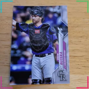 DREW BUTERA TOPPS UPDATE MINI ON DEMAND BASE COLORADO ROCKIES #72 2020 20