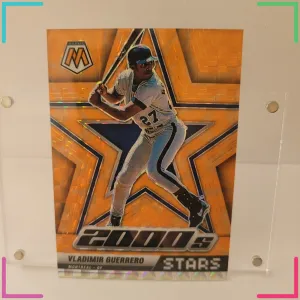 2022 Panini Mosaic - 2000's Stars Vladimir Guerrero #300 Reactive Orange Mosaic