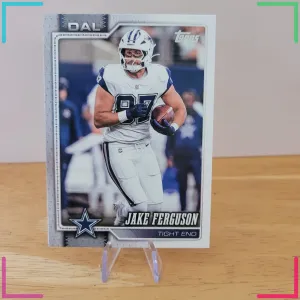 Topps 2026 Jake Ferguson Base Set #55 Dallas Cowboys Football NFL Card