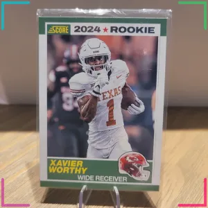 2024 Score - 35th Anniversary Rookie Xavier Worthy #1 (RC)