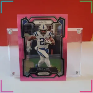 2023 Panini Prizm Zack Moss #132 Pink Parallel/Variety /