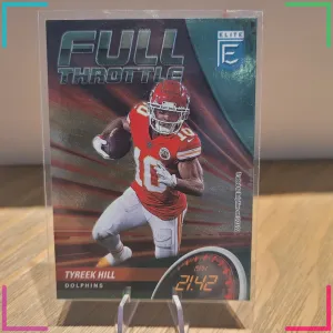 2022 Panini Donruss Elite - Full Throttle Tyreek Hill #FT10 Green