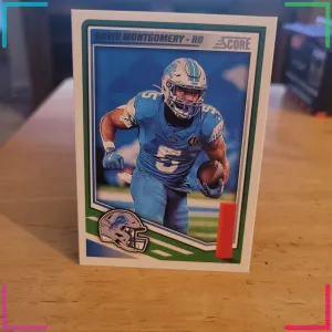David Montgomery 2025 Panini Score #103 Detroit Lions Football NFL