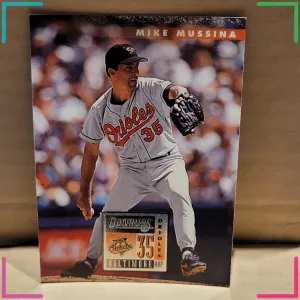 mike mussina baseball card donruss