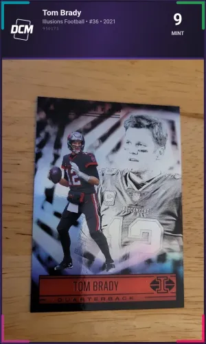 Tom Brady - Illusions Football - #36 - 2021 - DCM 9 - Mint