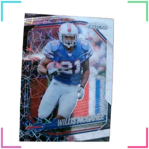 2025 Panini Prizm Willis McGahee #45 Bills Lazer Prizm