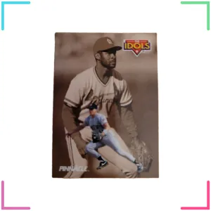 Pinnacle The Idols Ozzie Smith Chuck Knoblauch #285 Insert Baseball Card