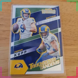 Panini 2022 Contenders Touchdown Tandems Stafford Kupp Rams #TDT-LAR