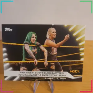 2021 Topps WWE Women's Division - Rhea Ripley, Shotzi Blackheart #57