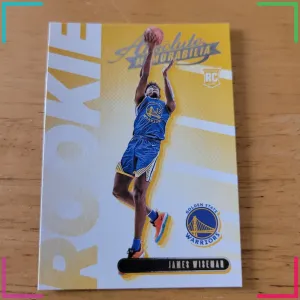 James Wiseman 2020-21 Panini Absolute Memorabilia Rookies Yellow RC #2 Warriors