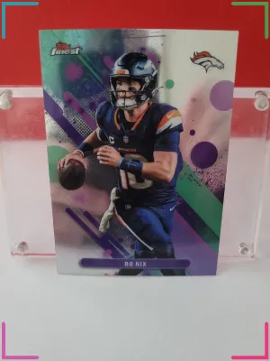 Bo Nix #53 2025 Topps Finest Card