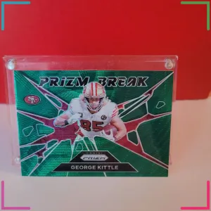 2024 Panini Prizm Prizm Break George Kittle #2 Green