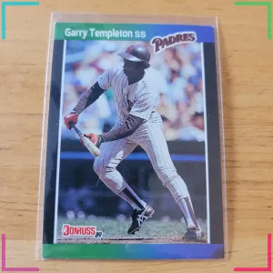 GARY TEMPLETON PADRES 1989 DONRUSS BASEBALL CARD #483