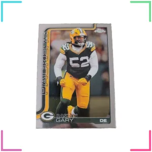 Topps 2025 Chrome Rashan Gary Green Bay Packers #111 Football Card