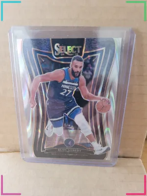 Rudy Gobert Panini 2024-25 Select Timberwolves Prizm /99 #318