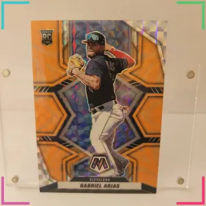 2022 Panini Mosaic - Rookies Gabriel Arias #279 Reactive Orange Mosaic Prizm...