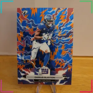 2025 Topps Resurgence Darius Slayton Blue & Orange Spark New York Giants #72