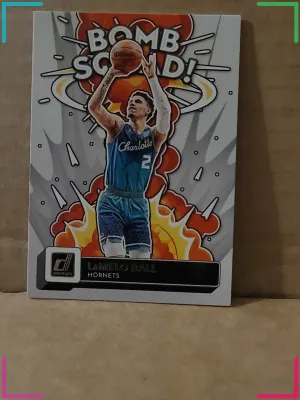 LaMelo Ball 2022-23 Panini Donruss #10 Bomb Squad Insert Charlotte Hornets